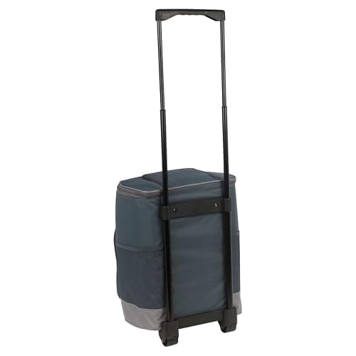 URBNLIVING 28L Insulated Cooler Bag on Wheels - Trolley Cart with Extendable Handle, Waterproof & Spacious, Front & Side Pockets - Perfect for Camping, BBQ, Picnic, Beach & Outdoor Adventures — view 5