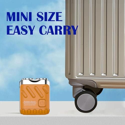 Mini Shavers for Men, Travel Shaver Portable Pocket Design Rotary Razor — view 6