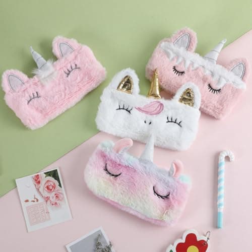 Plush Pencil Bag for White Washable Travel Back to School Party — view 4