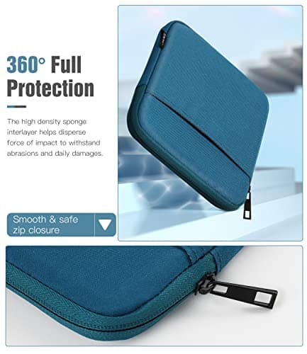TiMOVO 6-7 Inch Sleeve Case for eReader, Peacock Blue — view 5