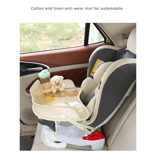 Car Seat Tray for Kids Travel Large Capacity Thick Pad Walls Safe Hygienic — view 4