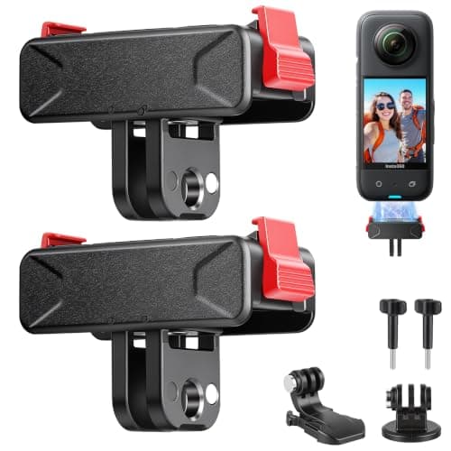 Adiwo Magnetic Quick Release Adapter Holder for DJI Osmo Action 3/4/5 Pro