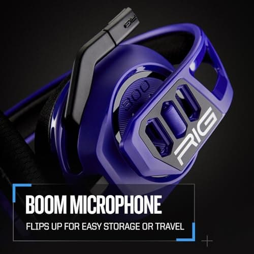 RIG 300 PRO HC Multiplatform Universal Gaming Headset for Xbox, PlayStation, Windows 10/11 PC, Nintendo Switch - Dolby Atmos Activation Code for Xbox/PC - Limited Edition Cosmic Purple — view 6