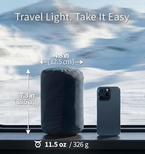 Litume Travel Blanket, Lightweight and Breathable, 170 x 122 cm, Soft Plane Blanket for Travelers, Foldable Camping Sheet with Pack Sack for Train, Camping, Travel (Fleece, E651) (Deep Teal) — view 2