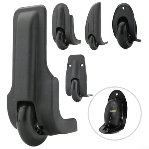 HavenlyCove Replacement Wheels for Suitcase Plastic Luggage Rollers Silent Wear-Resistant Trolley Spare Parts Kit for Travel Bag Repair D015 D01(D019#) — view 3