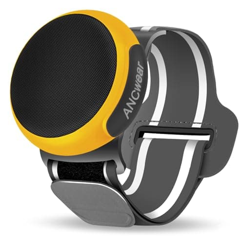ANCwear Wearable Bluetooth Speaker with Clip, 3-Way Portable Mini Speaker