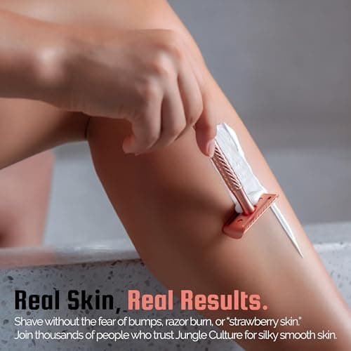 JUNGLE CULTURE Single Blade Safety Razor for Women & Men – Rose Gold — view 2