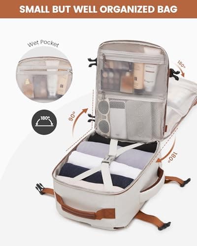 LOVEVOOK for Ryanair Cabin Bags 40x30x20 Underseat CarryOn Bag Hand Luggage — view 3
