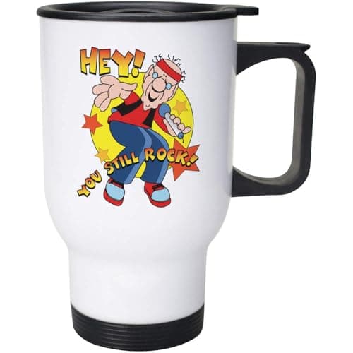 Azeeda 'Groovy Grandpa' Travel Mug - 400ml (14oz) (MG00081470)