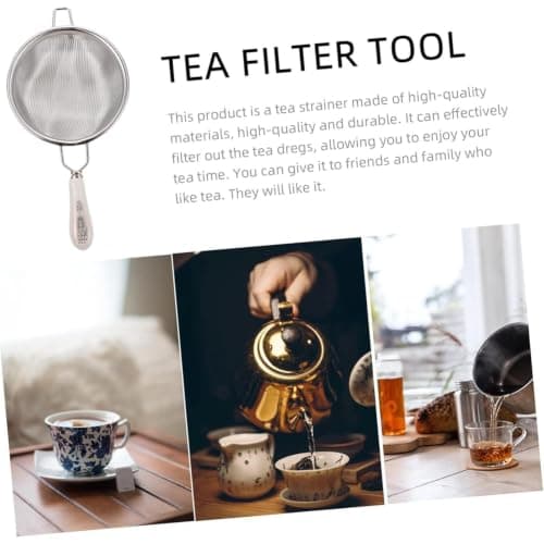 Stainless Steel Japanese Tea Infuser with Fine Mesh & Long Handle - — view 3