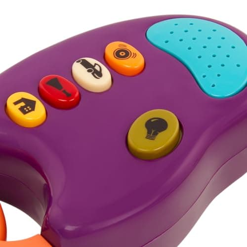 B. toys Toy Car FunKeys with Lights and Sounds, Purple, Pretend Play — view 4