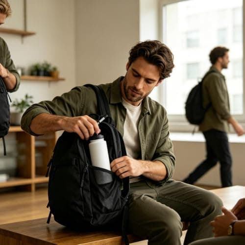 1000ml Sports Water Bottle with Straw – 1L Leak-Proof Drinking Cup — view 2