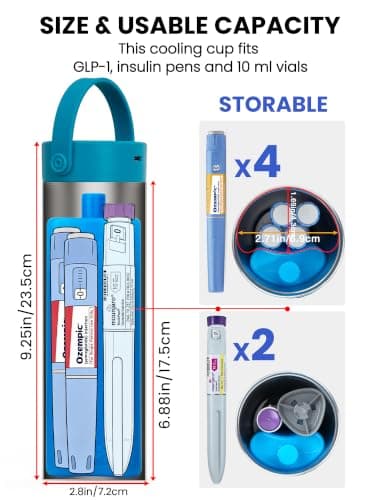 SUNMON Rechargeable Insulin Cooler Travel Case, Travel Case for GLP-1 Pen — view 4