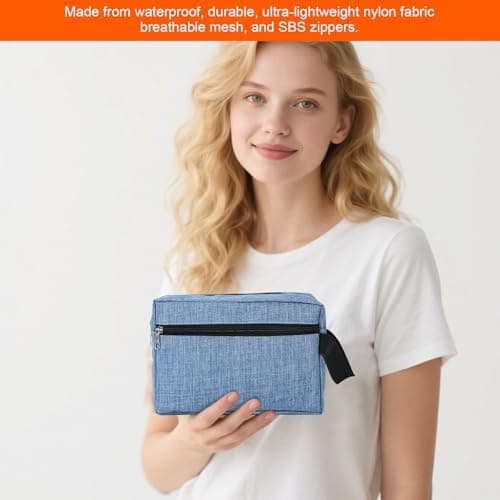 Toiletry Bags, 2pcs Travel Wash Bags, Handle, 16×22×7cm — view 5