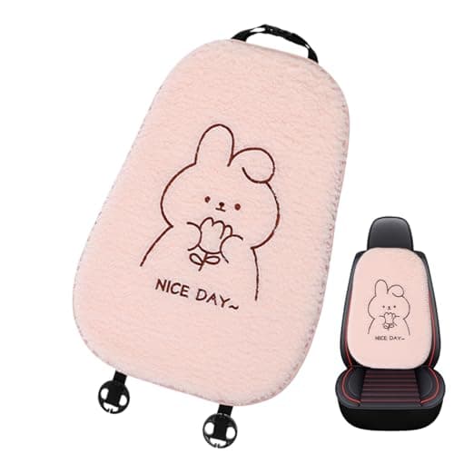 Tktouci Plush Seat Covers Rabbit Design Winter Comfort Pad