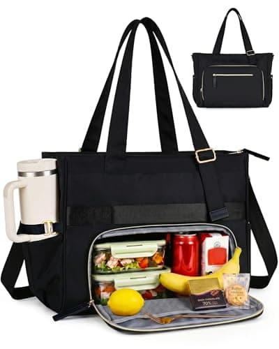 HOMESPON 24.5L Insulated Work Tote, 15.6" Laptop, Leakproof