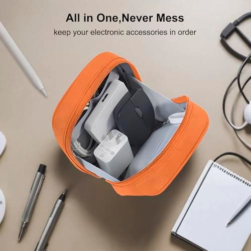 JINSI Small Cable Organiser Bag Travel Electronics Pouch — view 5
