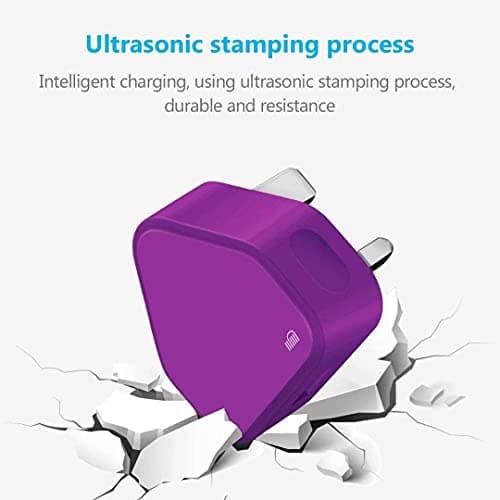 TECHNOPLAY UK 3-Pin Plug Mains Charger Adapter – 1AMP 1000mAh Fast Speed Travel USB Wall Charger Compatible with iPhone, iPad, iPod, Samsung Galaxy Tab, Huawei, Tablets, and Other USB Devices — view 4