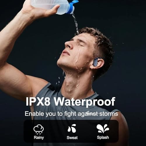 Ordtop Wireless Earbuds Sports, 70H New Running Bluetooth 5.4 Headphones — view 4
