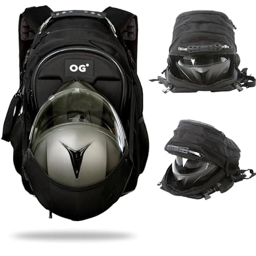 CityRunner Waterproof Motorbike Backpack 2 Helmets 3 Carry Options 30-35L
