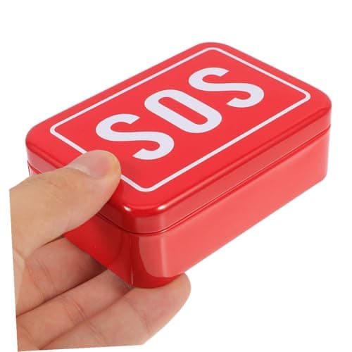 BIUDECO 2pcs Metal Survival Box Compact Emergency Organizer for Camping and Hiking Shockproof Medicine Storage Kit for Outdoor Travel and Safety Preparedness — view 4