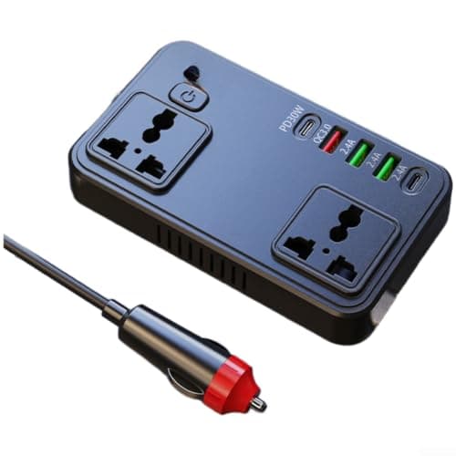 Caswynlife Car Power Inverter 12V to 230V with Digital Display