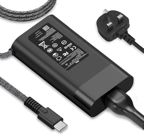New Slim 65W 45W USB C Laptop Charger Compatible with HP Spectre x360, Spectre, Chromebook, Elitebook x360, Elitebook, Elite x2, Envyx360, ProBook Travel Type C Power Cord