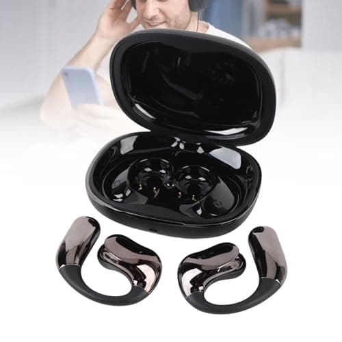 Annadue Wireless Translator Earbuds, AI Language Translation Earbuds Bluetooth 5.4, Touch Screen ANC Noise Reduction, 600mAh Battery, Wireless Translation Earpieces for Travel Business (Black) — view 5