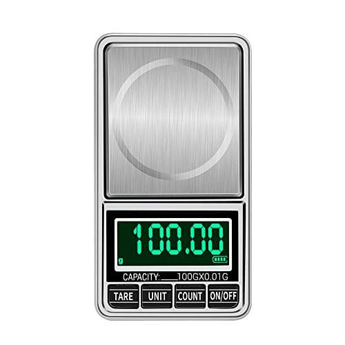 Portable Digital Scale Gold Jewelry Scale Mini Pocket Digital Scale Professional Accurate Electronic Scale Precision Balance 100g/0.01g DH-938C