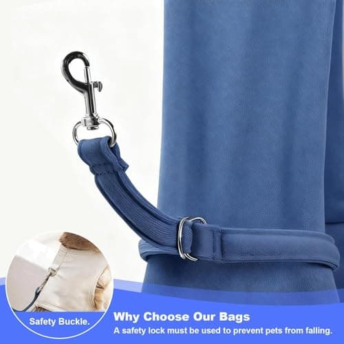 Puppy Sling Carrier for Small Dogs with Paw Pendant — view 5
