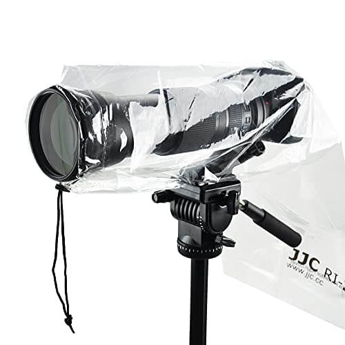 JJC 2-Pack Camera Rain Cover Waterproof for DSLR Lens up to 45cm Long