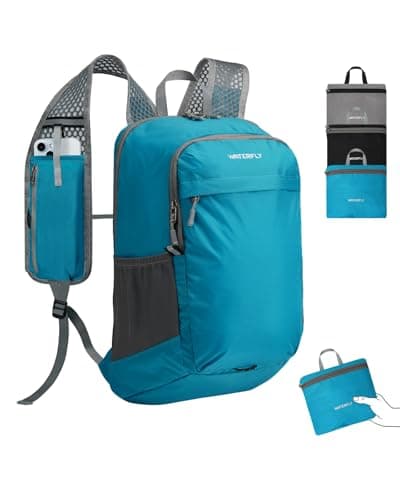Waterfly 15L Foldable Lightweight Rucksack for Hiking Cycling Women Men