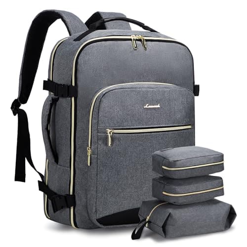 LOVEVOOK Travel Backpack Cabin Size for Women, Carry On Backpacks 45L
