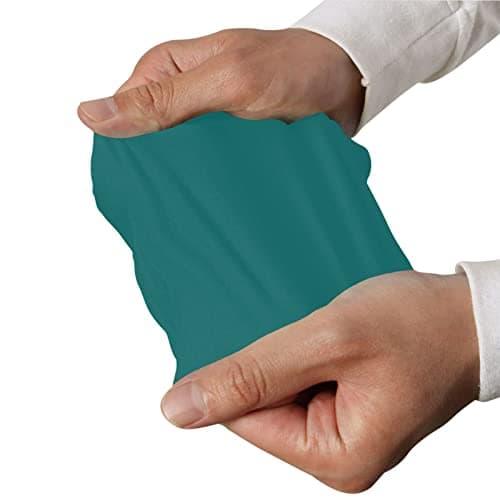 WELLDAY Plain Dark Teal Green Solid Color Arm Sleeves for Men or Women - Tattoo Cover Up, UV Sun Protection Cooling Sport Compression Sleeve for Basketball Football Golf — view 3