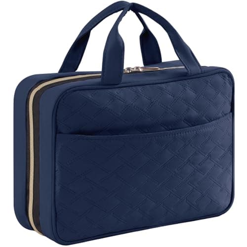 Lifewit Large Hanging Toiletry Bag for Women, Travel Wash Bag, Dark Blue