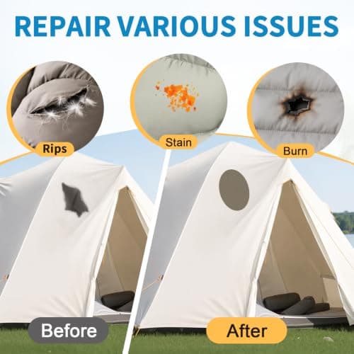 Skystuff 10x160cm Nylon Repair Patches, Waterproof Self-Adhesive for Tent — view 2