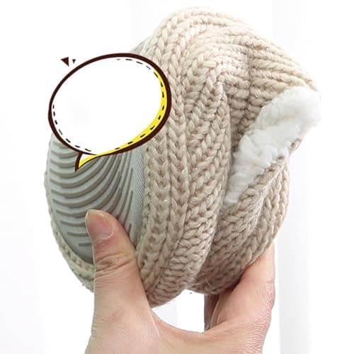 DFSDJEUW travel slippers women Slippers Women Pairable Slipper Socks | House For Fuzzy Slipper Socks | Animal Designs Wide Fit Anti-Slip ladies memory foam Orange 7 — view 4