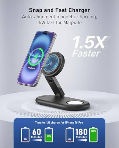 3 in 1 Wireless Charging Station for Apple — view 2