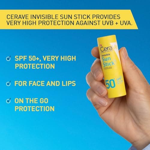 CeraVe Sun Stick With SPF 50+ For Face, Lips & Sensitive Areas, 8g — view 2