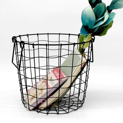 Nordic Style Storage Basket Iron with Handles for Home Organising — view 6