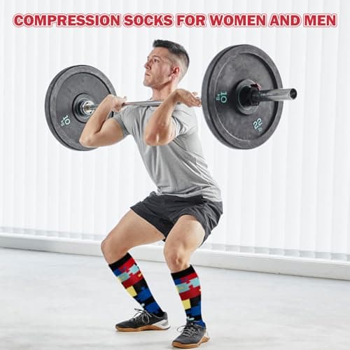 LEOSTEP Compression Socks 6 Pairs for Women Men, 20-30mmHg Support — view 4