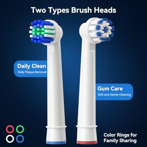 Seago Rotating Electric Toothbrush for Adults with Travel Case, 8 Brush Heads, 5 Modes with Whitening, USB-C Rechargeable with Timer, 30-Day Battery (Black) — view 5