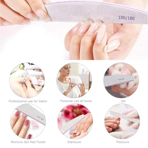 Metal Nail Files, Stainless Steel Nail Files - Double Sided Emery Board for Natural Nails, Heavy Duty Reusable Manicure Tool, Home Salon & Travel Essential — view 6