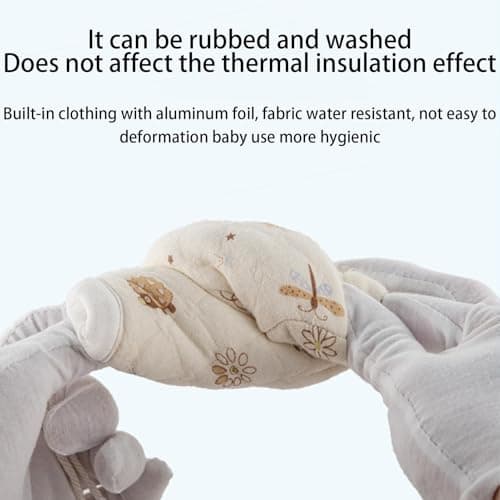 Insulated Baby Bottle Bags | Baby Bottle Cover | Baby Bottle Warmer Bag | Toddler Feeding Bottles Covers | Baby Bottle Protectors | Milk Bottle Insulation Cover | Non Slip Warmer Sleeves, 150ml, Refer — view 5