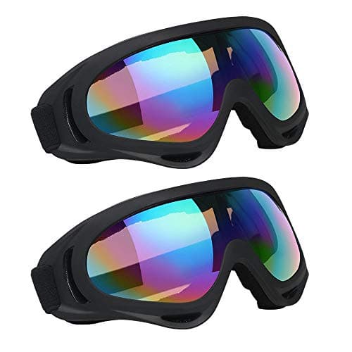 Vicloon Unisex Snow Goggles Windproof 100% UV Protection, Cycling Motorcycle Snowmobile Ski Goggles, Outdoor Sports Ski Glasses…
