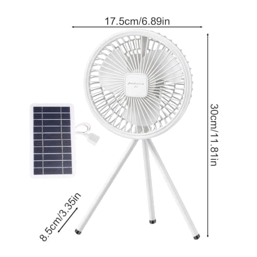 Samuliy Solar Powered Fan Floor Desk Air Blowing Device with Tripod Stand — view 5