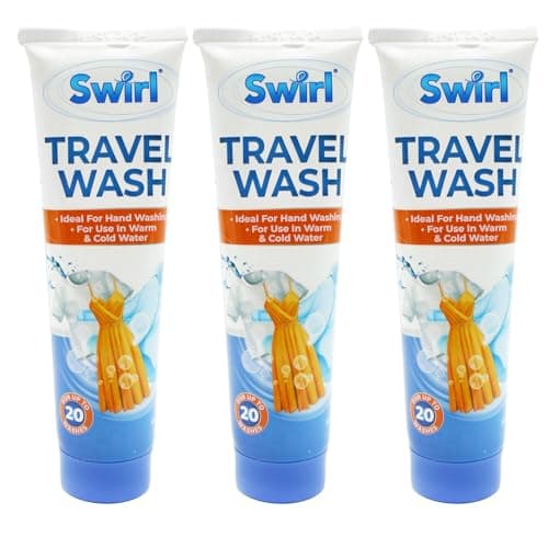 Travel Wash Pack of 3-100ml Each - Compact Hand Washing Detergent for Clothes - Perfect for Travel, Camping & Holidays - Effective in Warm & Cold Water, Up to 60 Washes Total — view 2
