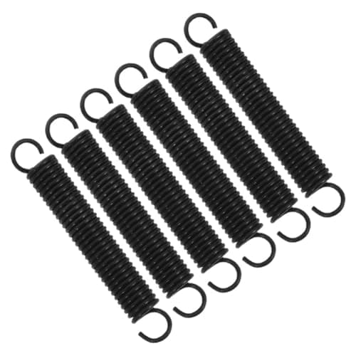 6pcs Pruning Shear Replacement Spring Stainless Steel Black Heavy Duty