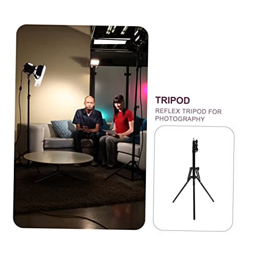 Black Portable Phone Tripod with Extendable Height for Travel — view 5