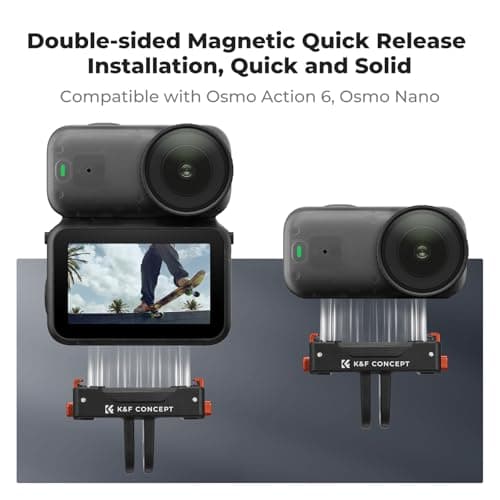 K&F CONCEPT 1-Pk Magnetic Quick Release Adapter Mount for DJI Osmo Action 6 — view 2